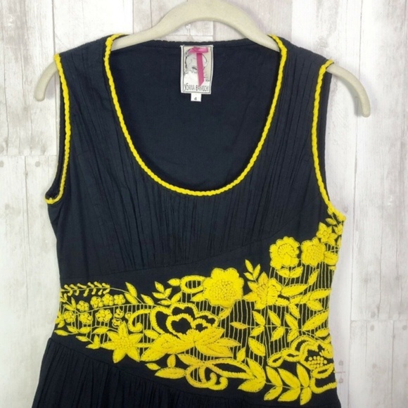 ❌SOLD❌ [Anthropologie] Floral Embroidered Dress - Picture 3 of 8